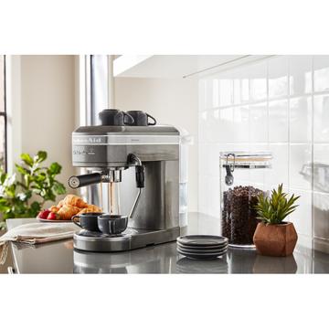 KitchenAid 5KES6503EMS Cafetera Espresso - Medallón de plata