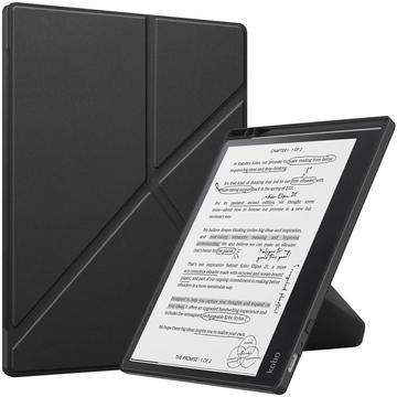 Funda tipo libro con soporte Origami para Kobo Elipsa 2E - Negro