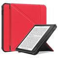 Funda tipo libro con soporte Origami para Kobo Libra 2 - Rojo