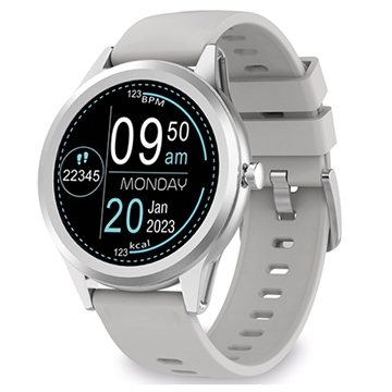 Smartwatch Impermeable con Bluetooth 5.0 Ksix Globe - Plateado