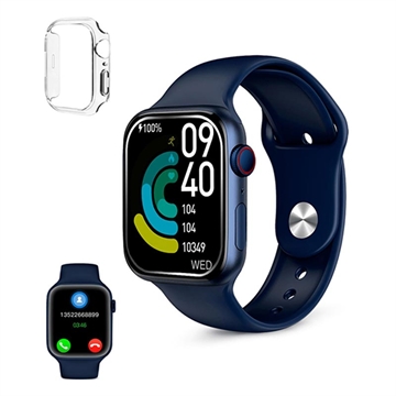 Ksix Urban 4 Mini Reloj Inteligente Sumergible con Modos Deporte/Salud - Bluetooth, IP68 - Azul