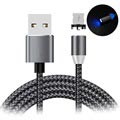 Cable de Carga Magnético LED Lightning - iPhone, iPad, iPod