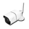 LTC Vision LXKAM38 Cámara IP exterior tipo bala con función de alarma - PTZ WiFi&LAN, IP66 - Blanca