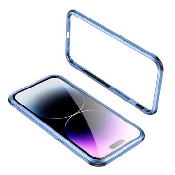 Bumper de Metal Le-Lock Series para iPhone 14 Pro - Azul