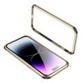 Bumper de Metal Le-Lock Series para iPhone 14 Pro - Dorado