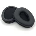 Almohadillas de espuma con memoria de cuero para auriculares Beyerdynamic DT 131/DT 235/DT 231/DT 234/MMX 1/MMX 2 - Almohadillas de repuesto - Negro