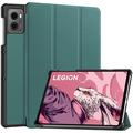 Funda Inteligente de Tres Pliegues para Lenovo Legion Y700 (2023), Legion Tab - Verde