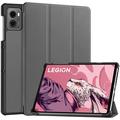 Funda Inteligente de Tres Pliegues para Lenovo Legion Y700 (2023), Legion Tab - Gris