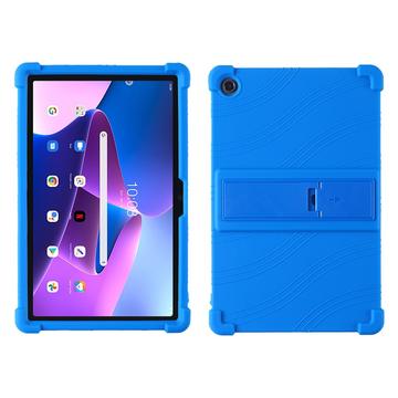 Funda de silicona con soporte Lenovo Tab M10 Plus Gen 3 - Azul