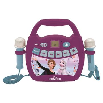 Reproductor Digital Karaoke Luminoso Lexibook Frozen II con 2 Micrófonos