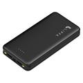 Lippa 20000mAh Power Bank con 2x puertos USB-A (Embalaje abierta - Bulk Satisfactorio) - Negro