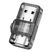 LogiLink BT0054 Adaptador USB-C/USB-A Bluetooth 5.0 - Gris transparente