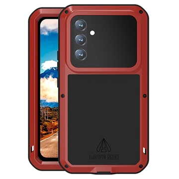 Funda Híbrida Love Mei Powerful para Samsung Galaxy A54 5G - Rojo