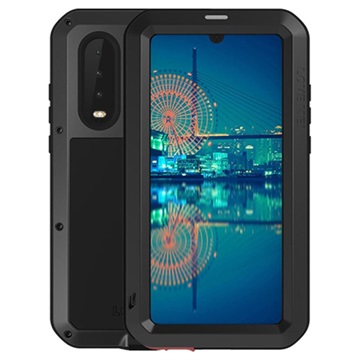 Funda Híbrida Love Mei Powerful para Huawei P30 - Negro