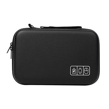 MD136 Bolsa organizadora universal de EVA para aparatos electrónicos - Negra