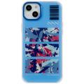 Carcasa Híbrida Mutural Camouflage Series para iPhone 14 - Azul