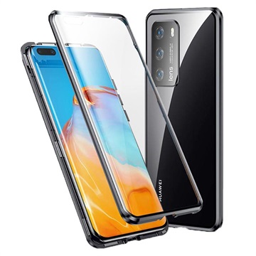 Carcasa Magnética con Cristal Templado para OnePlus 7T - Negro