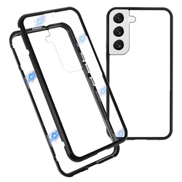 Carcasa Magnética con Cristal Templado para OnePlus 7T - Negro