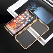 Carcasa Magnética con Cristal Templado para iPhone XS/X - Dorado