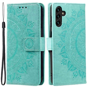 Funda Mandala Series para Samsung Galaxy A54 5G - Estilo Cartera - Verde