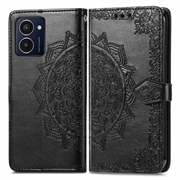 Funda Mandala Series para HMD Pulse Pro - Estilo Cartera - Negro