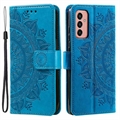 Funda Mandala Series para Samsung Galaxy A14 - Estilo Cartera - Azul