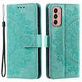 Funda Mandala Series para Samsung Galaxy A14 - Estilo Cartera - Verde