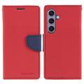 Funda Mercury Goospery Fancy Diary para Samsung Galaxy S24 - Rojo