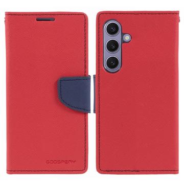 Funda Mercury Goospery Fancy Diary para Samsung Galaxy S24 - Rojo