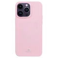 Carcasa de TPU Mercury Goospery Glitter para iPhone 15 Pro Max - Rosa