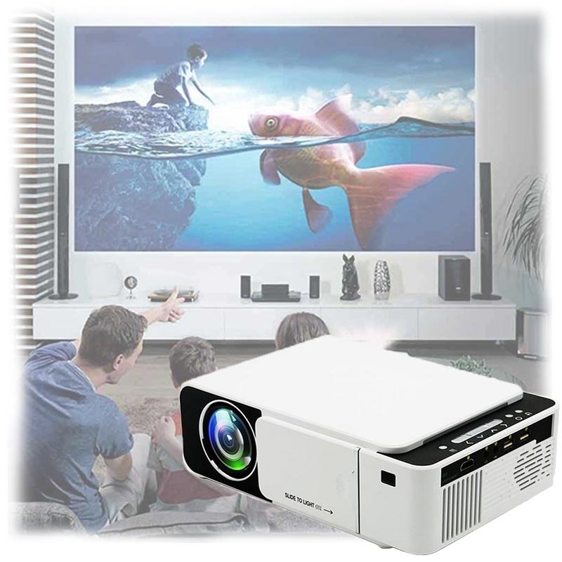 Mini proyector, HD y soporta Full HD, LED, Portátil