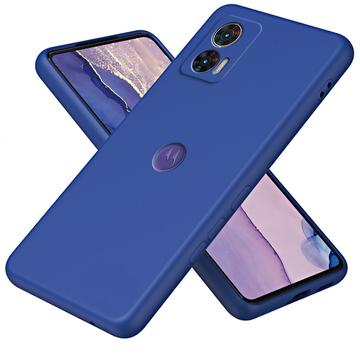 Funda de Silicona Liquid para Motorola Edge 30 Neo - Azul