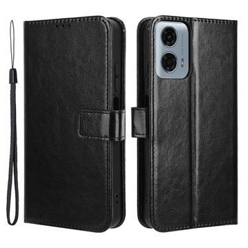 Funda con Cierre Magnético para Motorola Moto G Power (2024) - Estilo Cartera - Negro