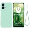 Funda de Silicona Líquida para Motorola Moto G24 Power - Verde