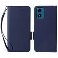 Funda con Cierre Magnético para Motorola Moto G24 Power/G24- Estilo Cartera - Azul Oscuro