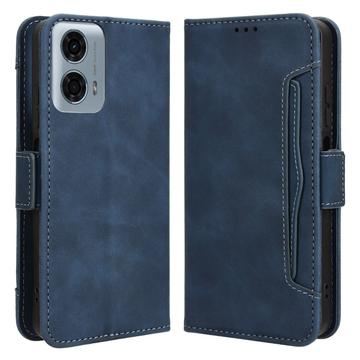 Funda Estilo Cartera Cardholder Serie para Motorola Moto G34 - Bleu