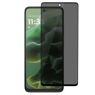 Protector de Pantalla de Cobertura Completa Privacy para Motorola Moto G35 - Borde Negro