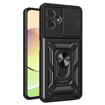 Motorola Moto G54 Rotary Ring Hybrid Case with Camera Shield