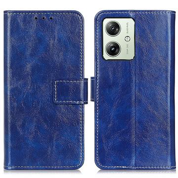 Funda con Cierre Magnético para Motorola Moto G54 - Estilo Cartera - Azul