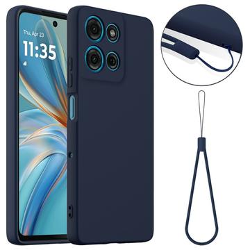 Funda de Silicona Líquida para Motorola Moto G75 - Compatible con MagSafe