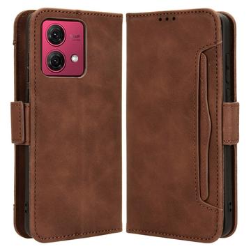 Funda Estilo Cartera Cardholder Serie para Motorola Moto G84 - Marrón