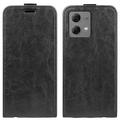 Funda con Tapa Vertical para Motorola Moto G84 - Negro