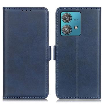 Funda con Cierre Magnético para Motorola Moto G84 - Estilo Cartera - Azul