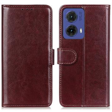 Funda con Cierre Magnético para Motorola Moto G85/S50 Neo - Estilo Cartera - Marrón