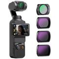 NEEWER Juego de filtros ND magnéticos para DJI Osmo Pocket 3 - Filtros ND16, ND64, ND256 y CPL