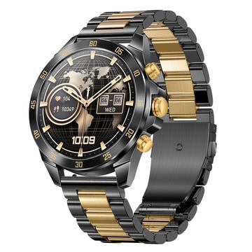 NX1 Pro Luxury Metal Business Smart Watch Monitor de Salud Bluetooth Llamada Impermeable Reloj Deportivo - Oro