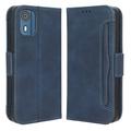 Funda Estilo Cartera Cardholder Serie para Nokia C02 - Azul