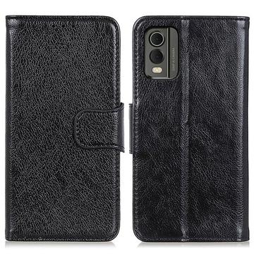 Funda Elegant para Nokia C32 - Estilo Cartera - Negro