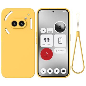 Funda de Silicona Líquida para Nothing Phone (2a) - Amarillo