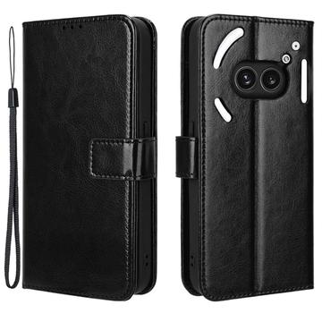 Funda con Cierre Magnético para Nothing Phone (2a)/(2a) Plus - Estilo Cartera - Negro